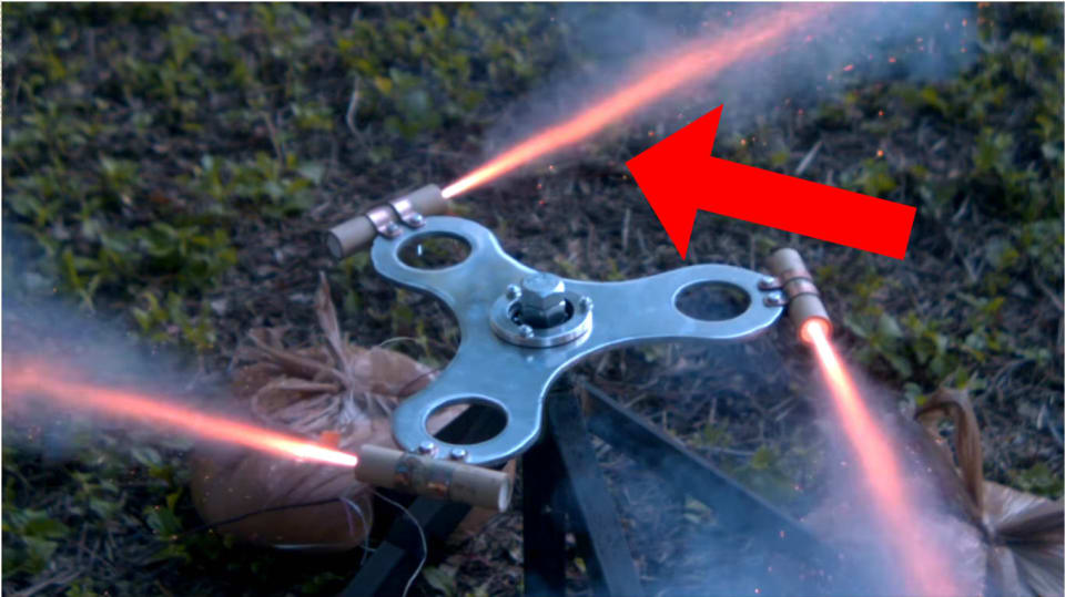 Raketový Fidget spinner